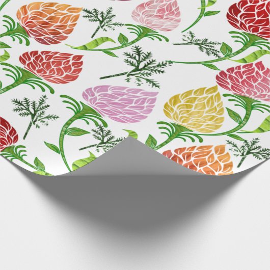 Blumenpapier Geschenkpapier (Ecke)