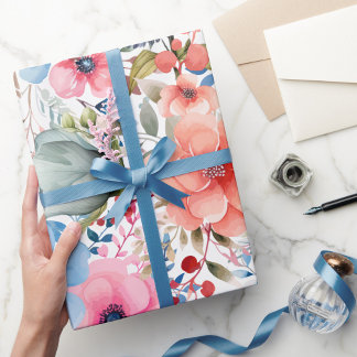 Blumenpapier Geschenkpapier