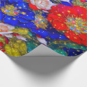 Blumenpapier Geschenkpapier (Ecke)