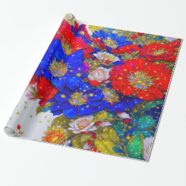 Blumenpapier Geschenkpapier