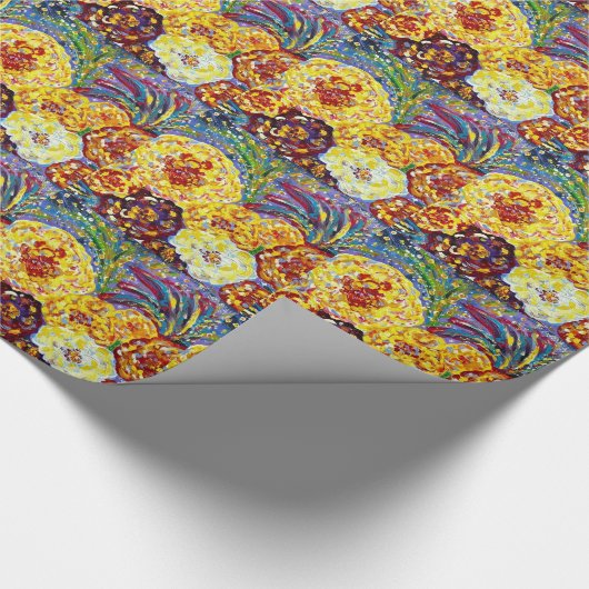 Blumenpapier Geschenkpapier (Ecke)