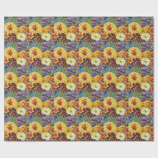 Blumenpapier Geschenkpapier (Flach)