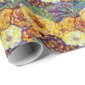 Blumenpapier Geschenkpapier (Rolleneckpunkt)