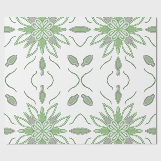 Blumenpapier Geschenkpapier (Flach)