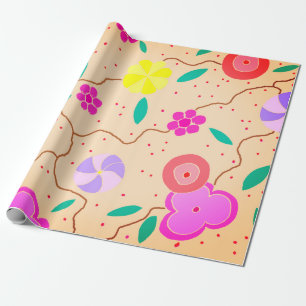 Blumenpapier Geschenkpapier