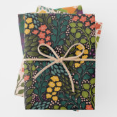 Blumenpapier Geschenkpapier Set (Beispiel)