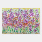 Blumenpapier Geschenkpapier Set (Vorderseite)