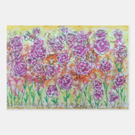 Blumenpapier Geschenkpapier Set