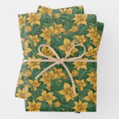 Blumenpapier Geschenkpapier Set (Beispiel)