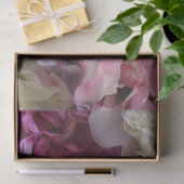 Blumenpapier mit Dahlien und Rose Seidenpapier (Geschenk)
