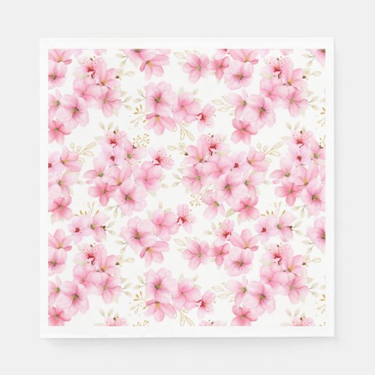 Blumenpapier Napkins Serviette (Vorderseite)