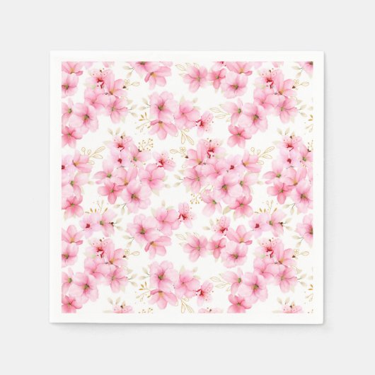 Blumenpapier Napkins Serviette (Vorderseite)