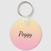 Blumenpapier-Quilling | Personalisiert Schlüsselanhänger (Rückseite)