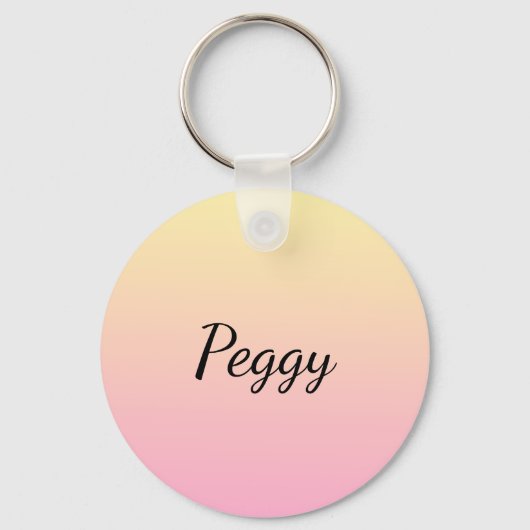 Blumenpapier-Quilling | Personalisiert Schlüsselanhänger (Rückseite)