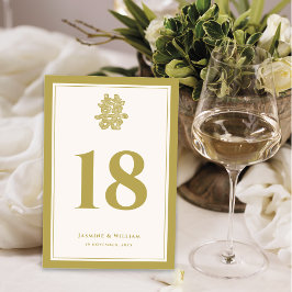 Blumenpapier schneiden doppeltes Glück chinesische Tischnummer