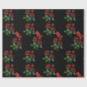 Blumenpapier - Schöne Blume Muster Geschenkpapier (Flach)