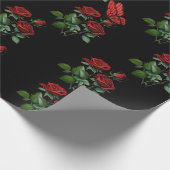 Blumenpapier - Schöne Blume Muster Geschenkpapier (Ecke)