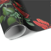 Blumenpapier - Schöne Blume Muster Geschenkpapier (Rolleneckpunkt)