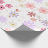 Blumenpapier - Schöne Blume Muster Geschenkpapier (Ecke)