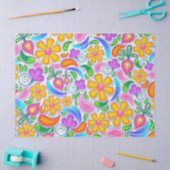 Blumenpapier Seidenpapier (Basteln)