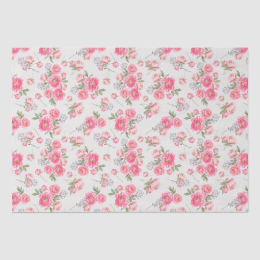Blumenpapier Seidenpapier (Vorderseite)