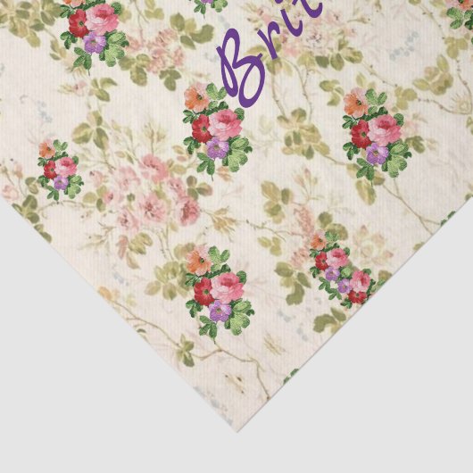 Blumenpapier Seidenpapier (Ausschnitt)