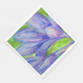 Blumenpapier-Servietten Serviette (Ecke)