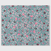 Blumenpapier - Stilvoll Geschenkpapier (Flach)