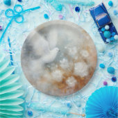 Blumenpapier-Teller für Hochzeitdove Pappteller (Party)