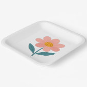 "Blumenpapier-Teller für Party Pappteller (Gewinkelt)