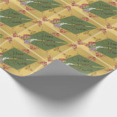 Blumenpapier zum Geburtstag Geschenkpapier (Ecke)