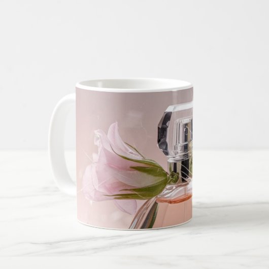 Blumenparfüm Kaffeetasse (Vorderseite Links)
