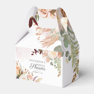 Blumenpastel Bloom Botanisches Modernes Brautparty Geschenkschachtel