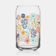 Blumenpastel Can Jar