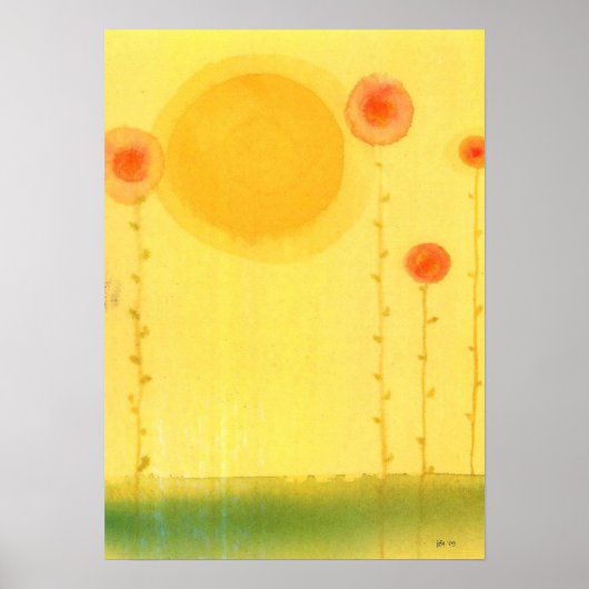 Blumenpasten Poster (Vorne)