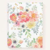 Blumenpastete Notizbuch (Vorderseite)