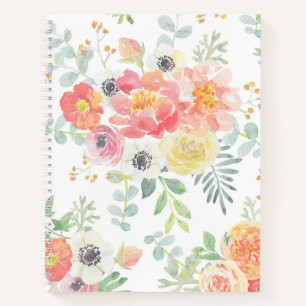 Blumenpastete Notizbuch