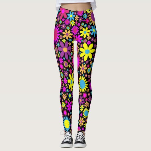 BLUMENPATTER LEGGINGS (Vorderseite)