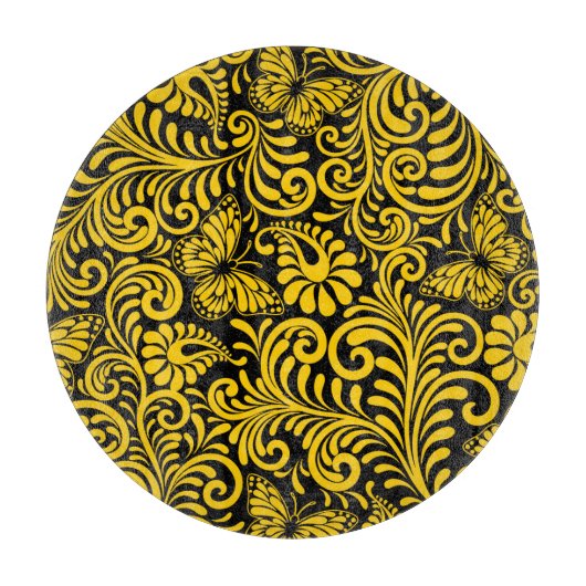 BLUMENPATTER SCHNEIDEBRETT (Vorderseite)