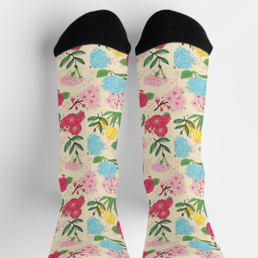 BLUMENPATTER SOCKEN (Oben)