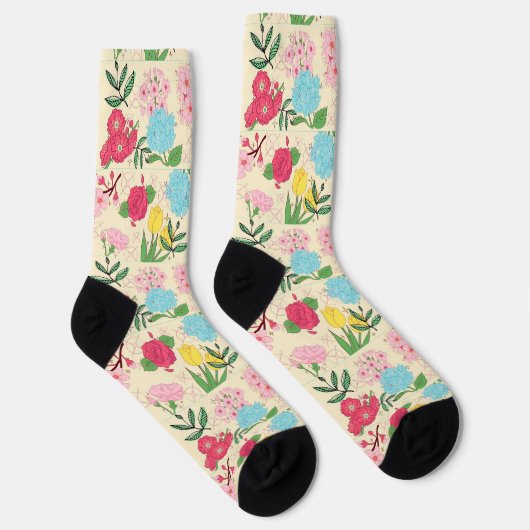 BLUMENPATTER SOCKEN (Rechts)