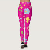 Blumenpaw Print Leggings (Rückseite)