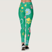 Blumenpaw Print Leggings (Rückseite)