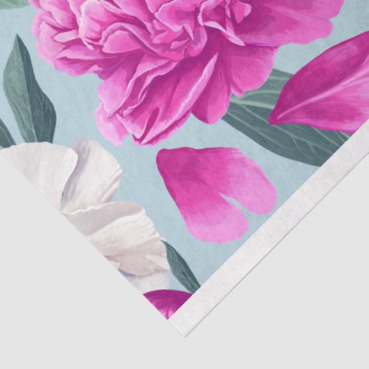Blumenpeony Blume Muster Decoupage Seidenpapier (Ausschnitt)