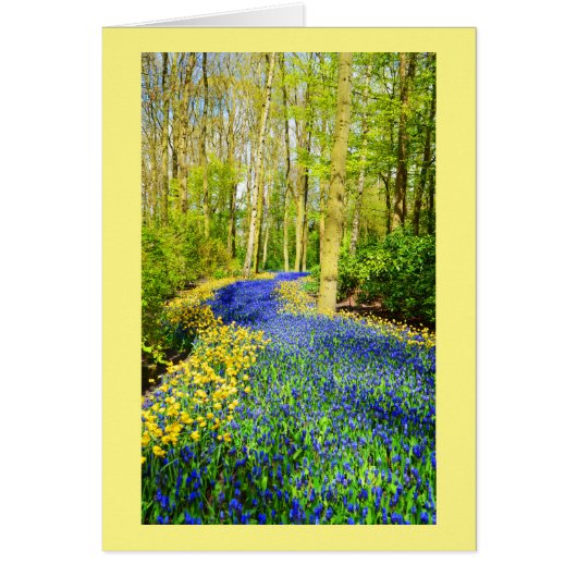 Blumenpfad der Blumenkarte (Vorne)