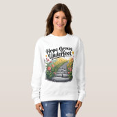 Blumenpfad-Transformation Sweatshirt (Vorne ganz)