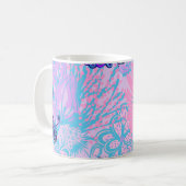 Blumenpfau Kaffeetasse (Vorderseite Links)