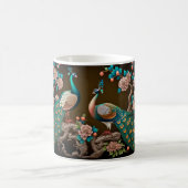 Blumenpfau kaffeetasse (Mittel)