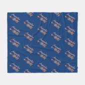 Blumenpfeile personalisiert fleecedecke (Vorderseite (Horizontal))