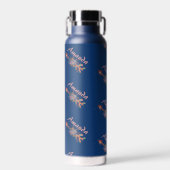 Blumenpfeile personalisiert trinkflasche (Vorne)